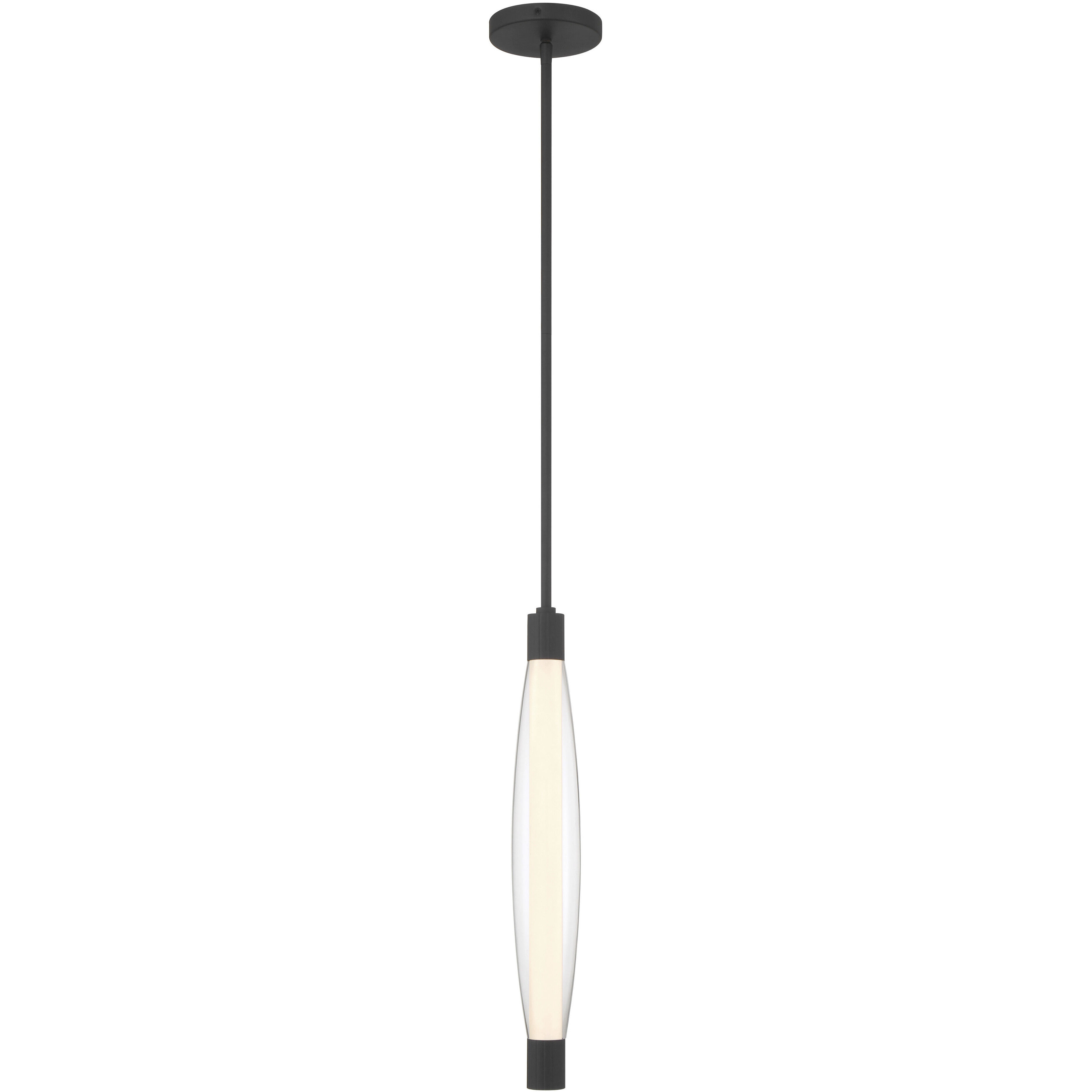 Verto LED 3 inch Dark Matte Black Pendant Ceiling Light